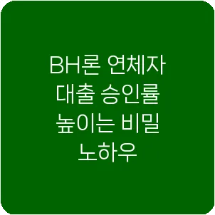 BH론 연체자 대출 승인률 높이는 비밀 노하우